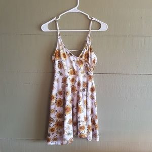 Sunflower floral print sundress Forever 21 XS/S